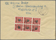 Br Berlin: 1949, 5 A. 45 Pf Grünaufdruck, 2 Portogerechte Briefe Mit Massenfrankaturen, Dabei 10 Stück - Sonstige & Ohne Zuordnung