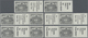 ** Berlin - Zusammendrucke: 1950, Bauten-Zusammensrucke W14, 18, 20, 22, 24, 25, 25, 28, 29, 30, 32, 33 - Zusammendrucke