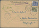 Br Berlin - Postschnelldienst: 1950:  Schnelldienstbrief Mit 30 Und 50 Pfennig Bauten Ab Berlin-Steglit - Storia Postale