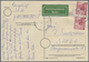 Br Berlin - Postschnelldienst: 1949, 40 Pfg. Bauten Im Waagerechten Paar (leichte Randklebung) Als Port - Briefe U. Dokumente