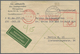 Br Berlin - Postschnelldienst: 1952/1953: Faltbrief Amtsgericht Tiergarten Als Schnelldienst Mit Absend - Lettres & Documents