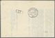Br Berlin - Postschnelldienst: 1952/1953: Faltbrief Amtsgericht Tiergarten Als Schnelldienst Mit Absend - Storia Postale