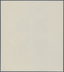 (*) Französische Zone - Baden: 1949, Rotes Kreuz-Block In Type II, Wie Ausgegeben Ohne Gummierung Mit Ge - Altri & Non Classificati