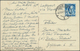 Br Französische Zone - Württemberg: 1948, 15 Pf Dkl'kobaltblau, Portogerechte EF Auf Luftpost-Postkarte - Sonstige & Ohne Zuordnung
