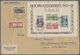 Br/ Saarland (1947/56): 1948, Block "Hochwasserhilfe", Blocktype IV Auf FDC Mit Zusatzfrankatur Von "NEU - Ungebraucht