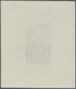 (*) Saarland (1947/56): 1955, 15 Fr. Rotary-Club In Grünlichblau, Ungezähnt Als Epreuve D'artiste Weißem - Neufs