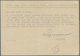 Br Bizone: 1945, 5 Pf Grün AM-Post, 9er-Block Als Portogerechte MeF Auf Auslandspostkarte Von Kempten, - Autres & Non Classés