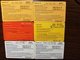 6 Different Prepaid Cards -  Little Printed  -   Used Condition (20) - [2] Prepaid