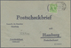 Br Bizone: 1945, 5 Pf AM-Post Dt. Druck, Portogerechte EF Auf Postscheckbrief Von Bremen 5, 15.1.46, An - Autres & Non Classés