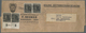 Br Bizone: 1948, 2 Pf Arbeiter Bandaufdruck, Zwei Waager. Paare Incl. UR-Paar Mit HAN 6014.48 1 Als Por - Altri & Non Classificati
