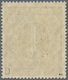 ** Bizone: 1948, 1 RM Braunoliv Mit Netzaufdruck Postfrisch Und Tadellos, Sign. Und Fotoattest BPP - Sonstige & Ohne Zuordnung
