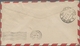 Br Bizone - Flugpost-Zulassungsmarke: 1948, 20 Pf. Netz Und 80 Pf. Band Mit K2 FRANKFURT (MAIN) 2 / 8.7 - Sonstige & Ohne Zuordnung