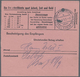 Br Bundesrepublik Deutschland: 1953, Postanweisung Mit 2-mal 15 Pfg. Posthorn Ab RÜSSELSHEIM Nach Selbi - Altri & Non Classificati