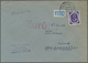 Br/GA Bundesrepublik Deutschland: 1951, Posthorn 15 Pfg. Als Einzelfrankatur Auf Ansichtskarte Sowie Auf D - Sonstige & Ohne Zuordnung