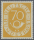 ** Bundesrepublik Deutschland: 1952, 70 Pf. Posthorn Gelborange, Tadellos Postfrischer Einzelwert, Mi. - Sonstige & Ohne Zuordnung