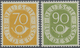 ** Bundesrepublik Deutschland: 1951, 70 Pfg. Posthorn Und 90 Pfg. Posthorn Als Zwei Tadellos Postfrisch - Sonstige & Ohne Zuordnung