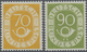 ** Bundesrepublik Deutschland: 1951, 70 Pfg. Posthorn Und 90 Pfg. Posthorn Als Zwei Tadellos Postfrisch - Altri & Non Classificati