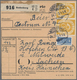 Br Bundesrepublik Deutschland: 1952, 2 X 70 Pf Posthorn, MeF Auf Paketkarte Von Bodenburg, 24.7.53, Nac - Sonstige & Ohne Zuordnung