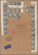 Br Bundesrepublik Deutschland: 1955, Großformatiger Luftpostbrief Ab DÜSSELDORF In Die USA Mit 28 Exemp - Altri & Non Classificati
