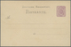 GA Ansichtskarten: Vorläufer: 1880 (ca). Privat-Postkarte 5 Pfge Violett Ziffer Mit Bläulicher Abb. Rs. - Ohne Zuordnung