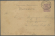 GA Ansichtskarten: Vorläufer: 1880, WARTBURG, Vorläuferkarte 5 Pf. Lila Als Privatganzsache Mit K1 WART - Non Classificati