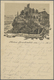 Ansichtskarten: Vorläufer: 1886, "Gruß Vom Drachenfels", Vorläuferkarte Mit 5 Pg. Lila Als Privatgan - Ohne Zuordnung