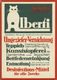 Ansichtskarten: Berlin: 1900/1920, 5 Karten - "ALBERTI UNGEZIEFER-VERNICHTUNG", "TOMINOL SCHLEIF-STE - Sonstige & Ohne Zuordnung