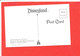 DISNEYLAND Post Card Descriptif Au Verso - Disneyland