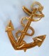 INSIGNE BROCHE ANCRE DE MARINE - 42 Mm X 30 Mm - Marine