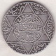 Maroc . 2 1/2 Dirhams (1/4 Rial) AH 1320 Londres . Abdül Aziz I , En Argent - Maroc