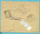 Brief Met Roodfrankeering (B1045) Aangetekend Stempel ANTWERPEN 20 Naar ESPAGNE, Stempel DEVUELVASE / RETOUR..... - 1960-79