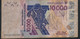 W.A.S. BENIN P218Bh 10000 Francs (20)09 F-VF No Tear,no P.h. - Bénin