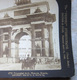 FOTOGRAFIA STEREOSCOPICA TRIUMPHAL ARCH MOSCOW RUSSIA ANNO 1902 - Stereoscopi