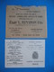 Carte Syndicale Des Maîtres Bourreliers  Selliers De France  Mr. Gandichet 1943 Lettre Et Enveloppe - Other & Unclassified