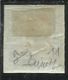 ITALIA REGNO ITALY KINGDOM 1863 EFFIGIE RE VITTORIO EMANUELE 15c AZZURRO MH FIRMATO SIGNED - Nuovi