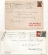 ALGER  Algérie. 2 Mécaniques. 1949. LOTERIE ALGERIENNE PORTE VEINE. - Lettres & Documents