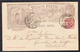 PORTUGAL  1898 ENTERO POSTAL.CAMINHA DA INDIA  BILHETE  POSTAL  DEZ  REIS. USADO  CECI 3  N.80 - Postal Stationery