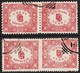 SURINAME/SURINAM  1909  NVPH 58a/59a, Scott 61a/62a  VF USED - Surinam ... - 1975