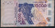 W.A.S. Niger P618Ho 10000 Francs (20)15 VF No Tear,no P.h. - Niger