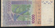 W.A.S. Niger P618Ho 10000 Francs (20)15 VF No Tear,no P.h. - Niger