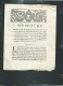 Creuse -acte  4 Pages , Memoire Pour L'attribution D'une Charge En 1715 à Guillaume Lenormand, Gueret  - Fab 41 - Documents Historiques