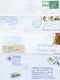 Kazakhstan.Four Envelopes Past The Mail. One Envelope Registered. - Kazajstán