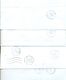 Kazakhstan.Four Envelopes Past The Mail. One Envelope Registered. - Kazakhstan