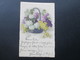 AK 1922 Blumen / Blumenkorb. Meissner & Buch Leipzig Postkartenserie 2446 - Blumen