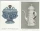 Salt-Glazed Coffe Pot & Punch Bowl.  . British Museum. 2 Cards.  S-4205 - Other & Unclassified