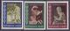 Rép. D'HAÏTI :1959: Y.410-12&PA158-60 Dentelés/neufs/MNH : ## La Mort Du Pape PIE XII ## : RELIGION,CATHOLIC CHURCH, - Haïti