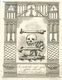 CH.18-jmt-254 : EX-LIBRIS? LE JUSTE LA VOIT SANS EFFROI ELLE EST L'AURORE DU BONHEUR. THEME DE LA MORT - Bookplates