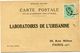 EGYPTE CARTE POSTALE BON POUR UN FLACON ECHANTILLON D'URISANINE DEPART (HELIOPOLIS) ?-?-26 POUR LA FRANCE - Covers & Documents