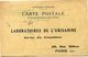 EGYPTE CARTE POSTALE BON POUR UN FLACON ECHANTILLON D'URISANINE DEPART ALEXANDRIA ? ? 23 POUR LA FRANCE - Covers & Documents