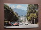 CPSM D73 - AIX LES BAINS - L'AVENUE DES THERMES ET LA DENT DU CHAT - TIMBREE 1980 - PHOTO ROSSAT - AUTOMOBILES - R12041 - Aix Les Bains